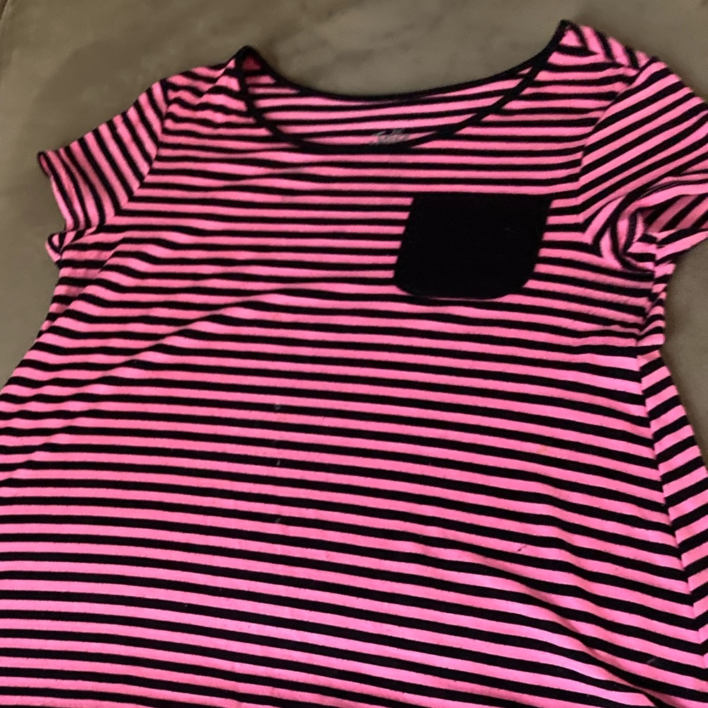 Justice girls striped shirt